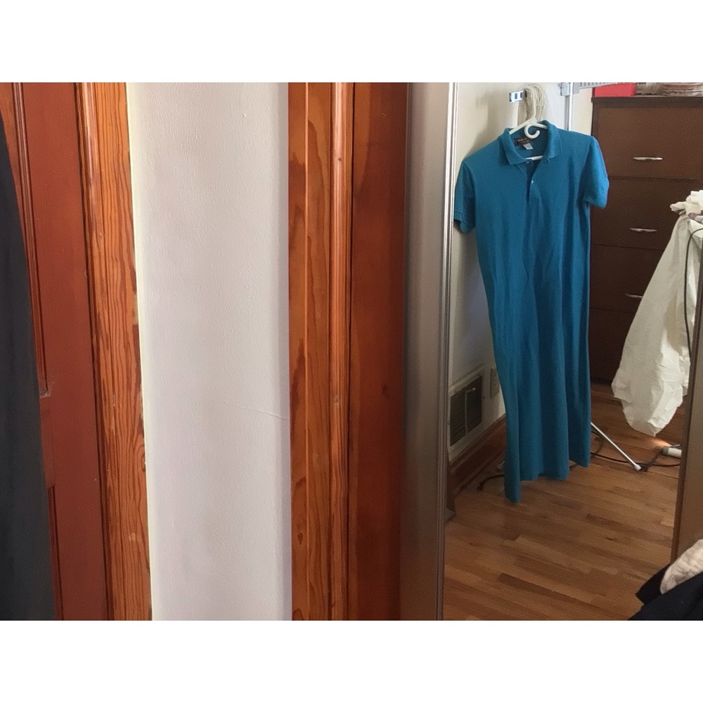 Country Cottons by Quality Mills, cotton polo-style midi dress.